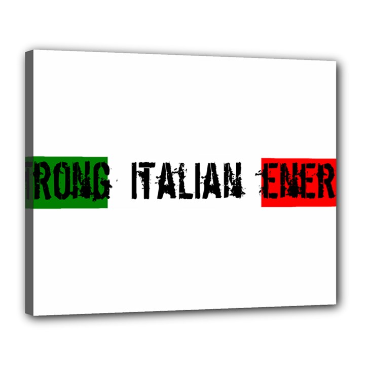 Strong Italian Energy Canvas 20  x 16  (Stretched)