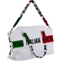 Strong Italian Energy Canvas Crossbody Bag View1