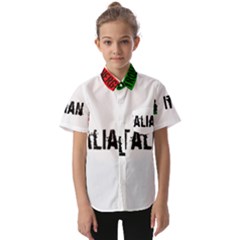 Strong Italian Energy Kids  Short Sleeve Shirt by ConteMonfrey