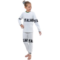 Strong Italian Energy Kids  Long Sleeve Set 