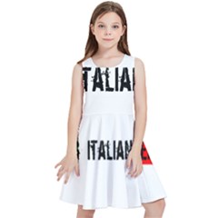 Strong Italian Energy Kids  Skater Dress by ConteMonfrey