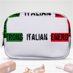 Strong Italian Energy Make Up Pouch (small) by ConteMonfrey