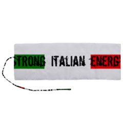 Strong Italian Energy Roll Up Canvas Pencil Holder (m) by ConteMonfrey