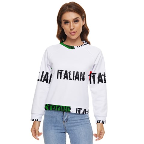 Strong Italian Energy Women s Long Sleeve Raglan T-shirt by ConteMonfrey