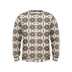 Snake Skin Brown Kids  Sweatshirt