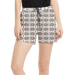 Snake Skin Brown Women s Runner Shorts by ConteMonfrey