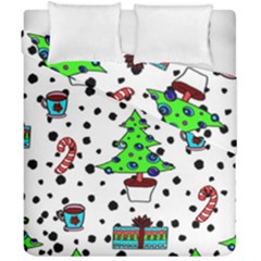 It`s Cold Outside Christmas Pattern Duvet Cover Double Side (california King Size) by ConteMonfrey