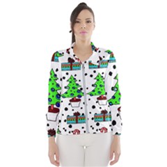 It`s Cold Outside Christmas Pattern Women s Windbreaker