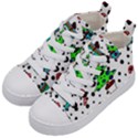 It`s Cold Outside Christmas pattern Kids  Mid-Top Canvas Sneakers View2