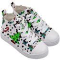 It`s Cold Outside Christmas pattern Kids  Mid-Top Canvas Sneakers View3