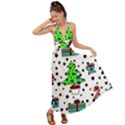 It`s Cold Outside Christmas pattern Backless Maxi Beach Dress View1