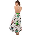 It`s Cold Outside Christmas pattern Backless Maxi Beach Dress View2