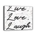 Live Love Laugh Monsteras Canvas 10  x 8  (Stretched) View1