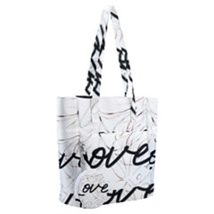 Live Love Laugh Monsteras Everyday Shoulder Bag With Pouch Bag by ConteMonfrey