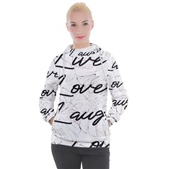 Live Love Laugh Monsteras Women s Hooded Pullover by ConteMonfrey