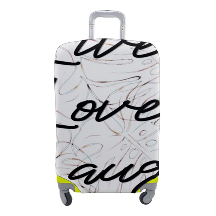 Live Love Laugh Monsteras Luggage Cover (Small)