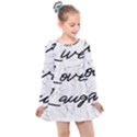 Live Love Laugh Monsteras Kids  Long Sleeve Dress View1