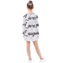 Live Love Laugh Monsteras Kids  Long Sleeve Dress View2