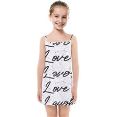 Live Love Laugh Monsteras Kids  Summer Sun Dress by ConteMonfrey