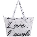 Live Love Laugh Monsteras Full Print Shoulder Bag View2