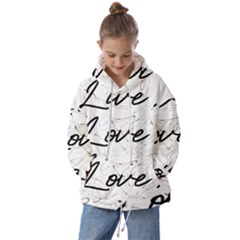 Live Love Laugh Monsteras Kids  Oversized Hoodie by ConteMonfrey