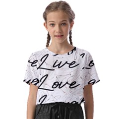 Live Love Laugh Monsteras Kids  Basic T-shirt by ConteMonfrey