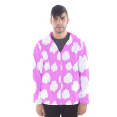 Purple Clouds Men s Hooded Windbreaker