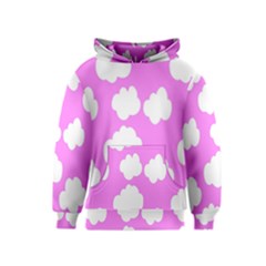 Purple Clouds Kids  Pullover Hoodie