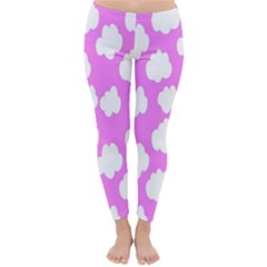 Purple Clouds Classic Winter Leggings