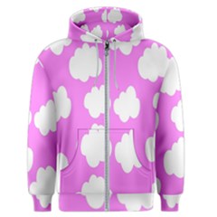 Purple Clouds Men s Zipper Hoodie