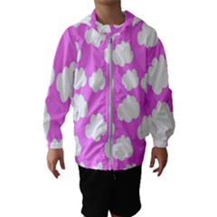 Purple Clouds Kids  Hooded Windbreaker