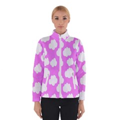 Purple Clouds Women s Bomber Jacket