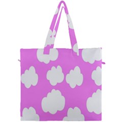 Purple Clouds Canvas Travel Bag by ConteMonfrey