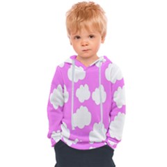 Purple Clouds Kids  Overhead Hoodie