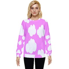 Purple Clouds Hidden Pocket Sweatshirt