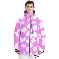 Purple Clouds Men s Multi Pockets Zip Ski And Snowboard Waterproof Breathable Jacket by ConteMonfrey