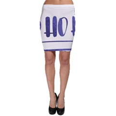 Ho Ho Ho! Christmas Minimalist Bodycon Skirt