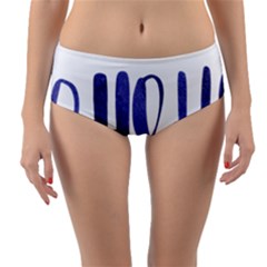 Ho Ho Ho! Christmas Minimalist Reversible Mid-waist Bikini Bottoms