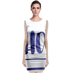 Ho Ho Ho! Christmas Minimalist Classic Sleeveless Midi Dress