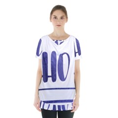 Ho Ho Ho! Christmas Minimalist Skirt Hem Sports Top