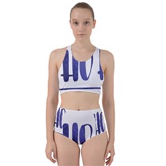 Ho Ho Ho! Christmas Minimalist Racer Back Bikini Set