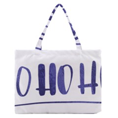 Ho Ho Ho! Christmas Minimalist Zipper Medium Tote Bag