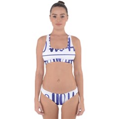 Ho Ho Ho! Christmas Minimalist Cross Back Hipster Bikini Set