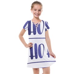 Ho Ho Ho! Christmas Minimalist Kids  Cross Web Dress