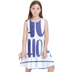 Ho Ho Ho! Christmas Minimalist Kids  Skater Dress