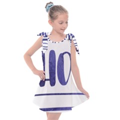 Ho Ho Ho! Christmas Minimalist Kids  Tie Up Tunic Dress