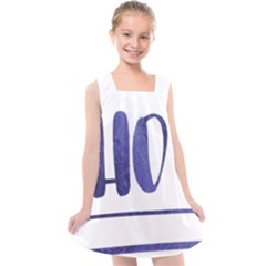 Ho Ho Ho! Christmas Minimalist Kids  Cross Back Dress