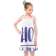 Ho Ho Ho! Christmas Minimalist Kids  Overall Dress