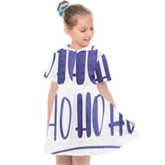 Ho Ho Ho! Christmas Minimalist Kids  Sailor Dress