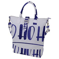 Ho Ho Ho! Christmas Minimalist Buckle Top Tote Bag